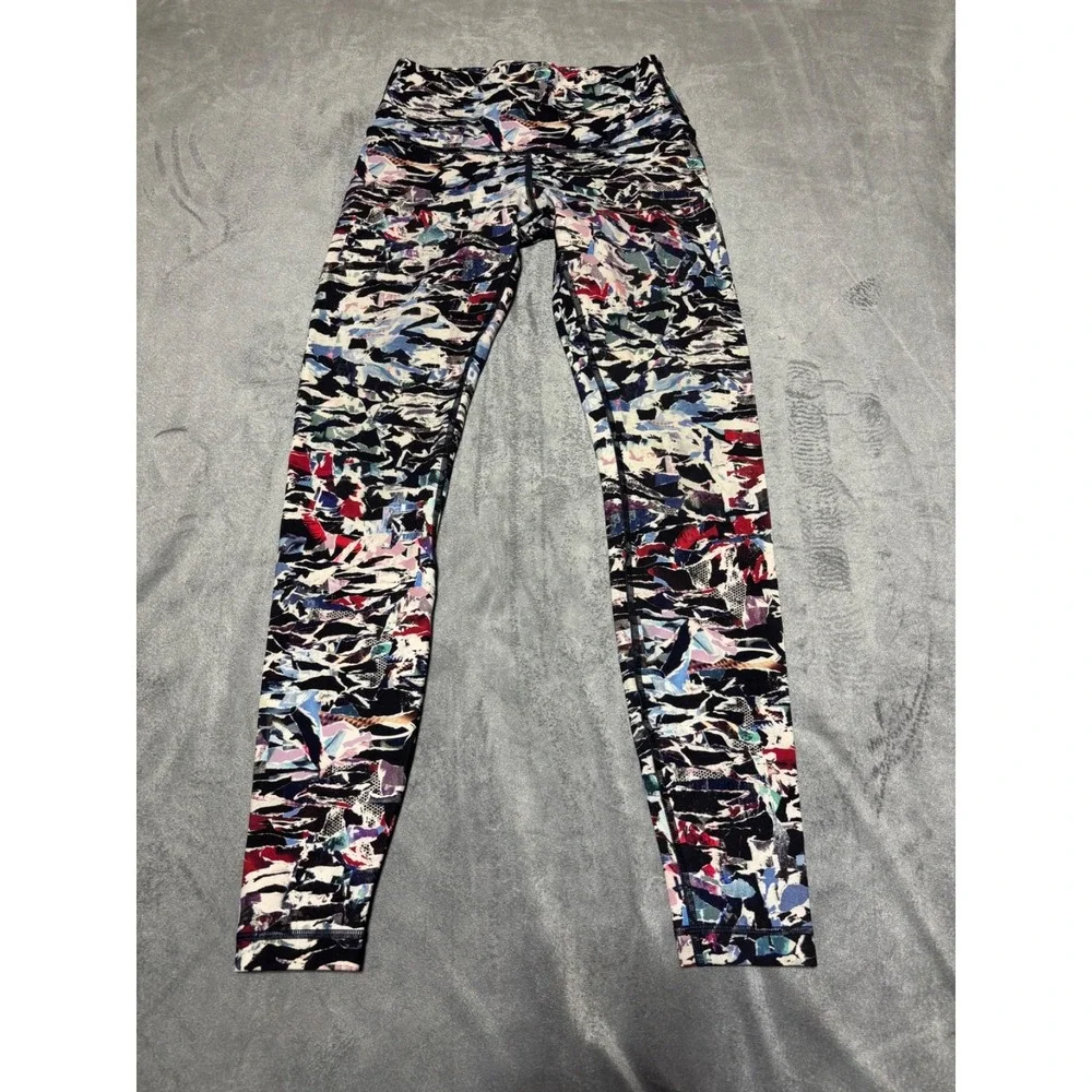 Lululemon Women Size 6 Wunder Under Hi Rise Full On Luxtreme Leggings W5AP7S